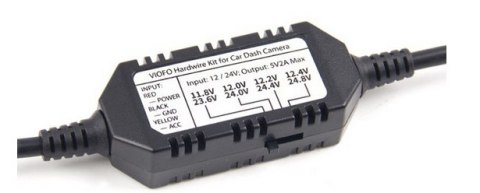 VIOFO Adapter zasilania Viofo Adapter zasilania 12-24V (HK3) miniUSB