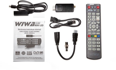 WIWA Tuner DVB-T/T2 WIWA H.265 MINI LED