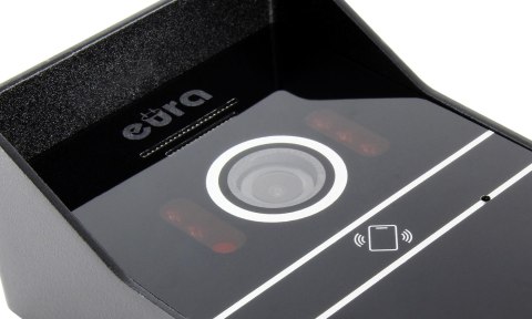 EURA WIDEODOMOFN EURA VDP-80C5 2-rodzinny, czarny