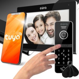 EURA WIDEODOMOFON EURA VDP-97C5 czarny, lcd 7