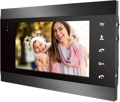 EURA Wideomonitor EURA VDA-01C5 czarny do VDP-00C5