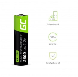 GREEN CELL AKUMULATORKI Green Cell 4x AA HR6 2600mAh GR01