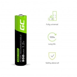 GREEN CELL AKUMULATORKI Green Cell 4x AAA HR03 950mAh GR03