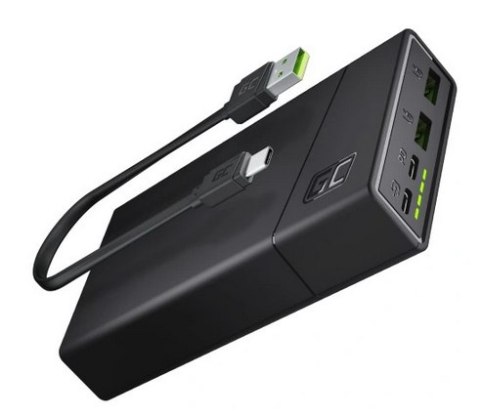 GREEN CELL POWERBANK Green Cell PowerPlay20 20000mAh SZYBKIE ŁADOWANIE 2x USB Ultra Charge 2x USB-C