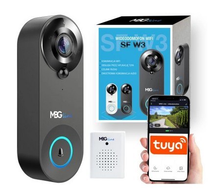 MBG Wideodomofon MBG line SF W3 czarny