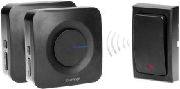 ORNO Bezprzewodowy dzwonek do drzwi z 2 odbiornikami ORNO OR-DB-MT-165