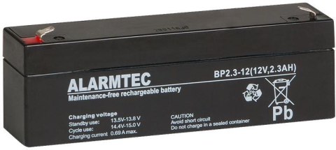 ALARMTEC Akumulator AGM ALARMTEC serii BP 12V 2,3Ah