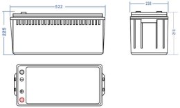 GREEN CELL AKUMULATOR AGM Green Cell VRLA 12V 200Ah