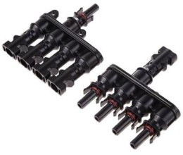 MAXX KONEKTOR RÓWNOLEGŁY MĘSKI + ŻEŃSKI MC4 4->1