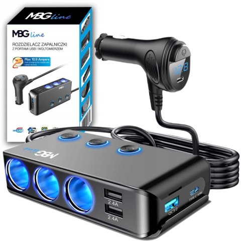 MBG Rozdzielacz gniazda zapalniczki MBG Line HC67C