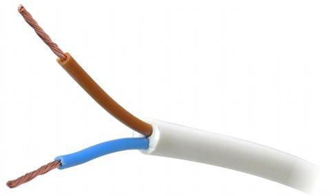 MERCOR Przewód elektryczny linka H03VV-F OMY 2x0,75mm2 300V 100m MERCOR