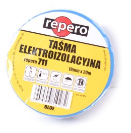 REPERO TAŚMA IZOLACYJNA REPERO 711E NIEBIESKA 19MMX20M