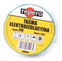 REPERO TAŚMA IZOLACYJNA REPERO 711E ZIELONA 19MMX20M