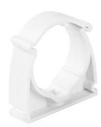 STASIŃSKI SP. Z O.O. Uchwyt do rur elektroinstalacyjnych zamykany BIAŁY UZE-16 (1szt.)