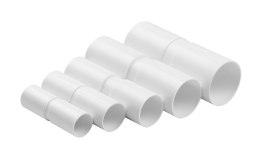 STASIŃSKI SP. Z O.O. Złączka do rur elektroinstalacyjnych sztywna, prosta BIAŁY ZPL-25 (1szt.)