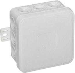 VIPLAST Puszka natynkowa pusta 12 wlotów VIPLAST V5 klik BIAŁA IP54 75x75x41mm 035-01