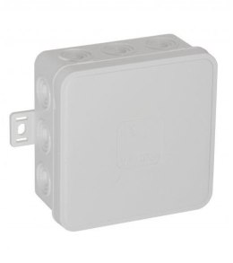 VIPLAST Puszka natynkowa pusta 12 wlotów VIPLAST V6 klik BIAŁA IP54 85x85x41mm 036-01