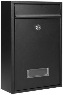 VIRONE Skrzynka na listy BALI z wizytownikiem, czarna