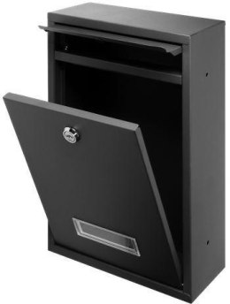 VIRONE Skrzynka na listy BALI z wizytownikiem, czarna