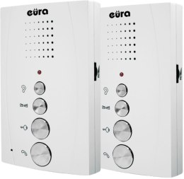 EURA DOMOFON ''EURA'' ADP-51A3 ''DIFESA'' - 1-rodzinny, 2 unifony, interkom, biały