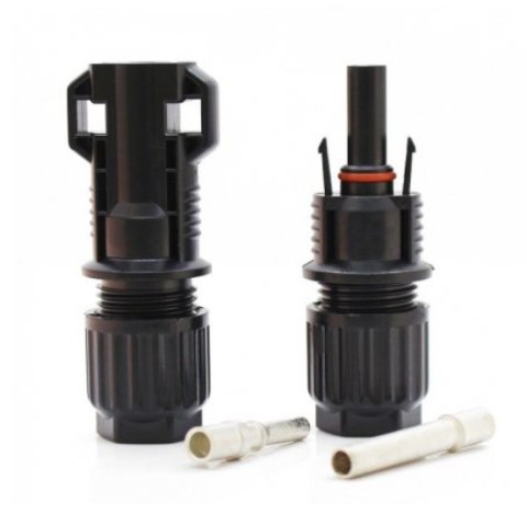 MAXX KONEKTOR PV, MĘSKI WTYK + ŻEŃSKI GNIAZDO, MC4 10mm2