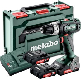 METABO Wiertarko-Wkrętarka akumulatorowa Metabo BS 18 L 2x2ah, ładowarka
