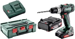 METABO Wiertarko-Wkrętarka akumulatorowa Metabo BS 18 L 2x2ah, ładowarka