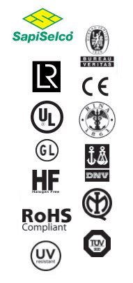 SAPISELCO OPASKA ZACISKOWA CZARNA SUV-190STW 190x4,5 (100szt.)