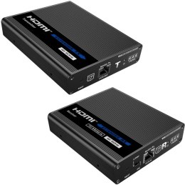 SPACETRONIK Konwerter HDMI na LAN KASKADA 4K Spacetronik IP SPH-676C - zestaw