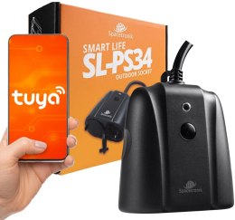 SPACETRONIK Zewnętrzne gniazdko WiFi Spacetronik Smart Life SL-PS34