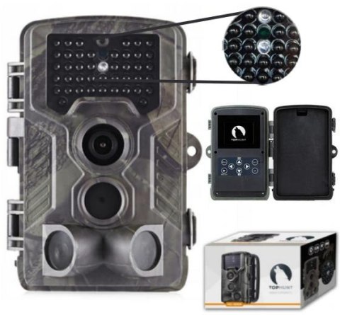 TOPHUNT Kamera Leśna Tophunt HC800A FullHD polski 42xIR fotopułapka