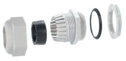 TRYTYT Dławica kablowa z gwintem PG-13,5 jasnoszary (1szt.)