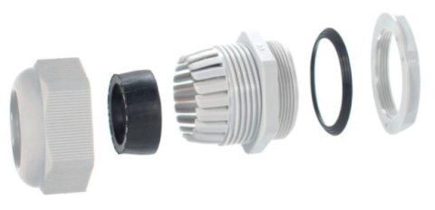 TRYTYT Dławica kablowa z gwintem PG-7 jasnoszary (1szt.)