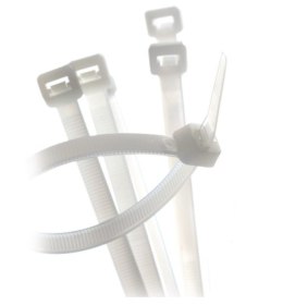 TRYTYT Opaska zaciskowa BIAŁA 250x3,6 GT-250IC (100szt.)