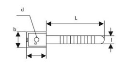 TRYTYT UCHWYT PASKOWY DO MOCOWANIA PRZEWODÓW UP-30UV (100szt.)
