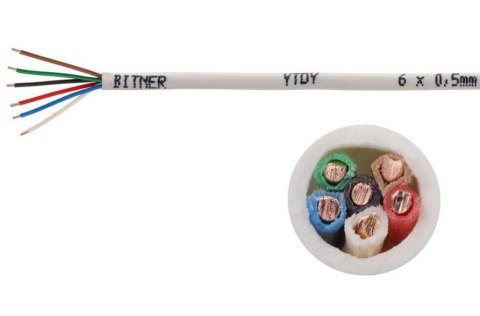 BITNER PRZEWÓD ALARMOWY DOMOFONOWY BITNER YTDY 6X0,5 - 100M