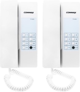 COMMAX Zestaw interkomowy COMMAX 2xTP-6RC+Zasilacz DIN Mean Well HDR-15-12