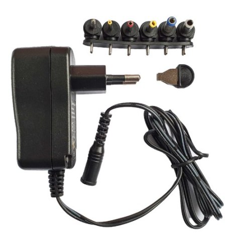 ESPE ZASILACZ WTYCZKOWY 3-12V 0.6A 3V 4,5V 5V 6V 7,5V 9 REGULOWANY ESPE