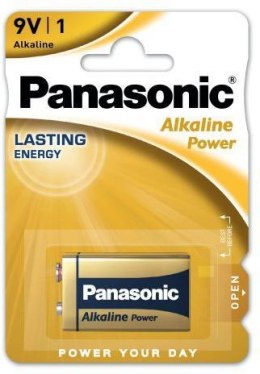 PANASONIC Bateria 6LR61 PANASONIC 9V Alcaline (blister 1 szt.)