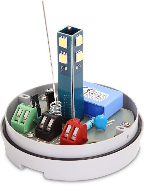 PROXIMA Lampa LED Proxima KOGUT z wbudowaną anteną 868 MHz (12-24V AC/DC lub 230V AC) żółta