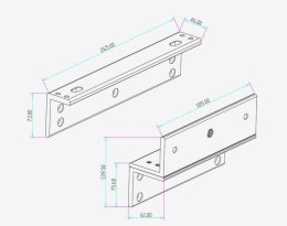 SCOT UCHWYT MONTAŻOWY SCOT BK-1200ZL2 (DO ZWORY EL-1200)