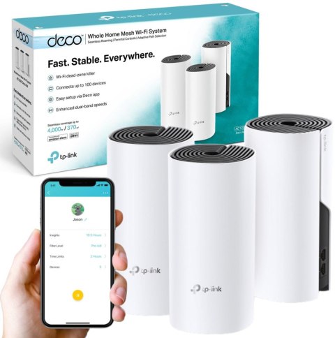 TP-LINK DOMOWY SYSTEM WI-FI MESH TP-LINK DECO M4 (3-pack)