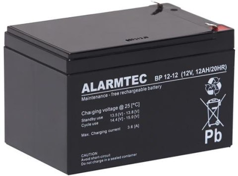 ALARMTEC Akumulator AGM ALARMTEC serii BP 12V 12Ah