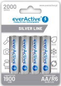 EVERACTIVE Akumulatorki AA / R6 Ni-MH everActive 2000mAh Silver Line (box 4 szt.)