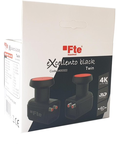 FTE Konwerter Twin FTE eXcellento Black LTE 0,1 dB