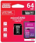 GOODRAM Karta pamięci microSD GOODRAM UHS-I 64GB