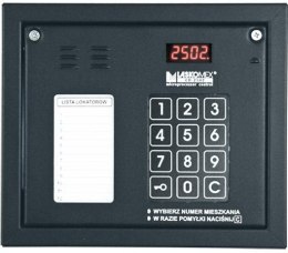 LASKOMEX Laskomex CP-2502NR czarny Panel audio z mini listą lokatorów i z czytnikiem kluczy RFID
