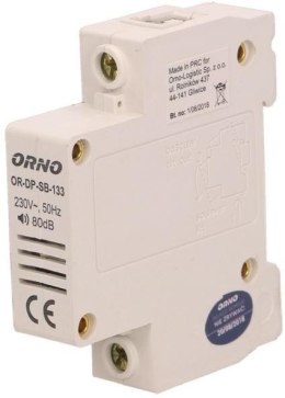 ORNO DZWONEK PRZEWODOWY ORNO NA SZYNE DIN-1 MODUŁ OR-DP-SB-133