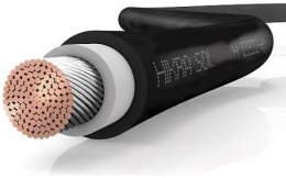 HIS Przewód kabel solarny 4mm2 HIS, HIKRA (H1Z2Z2-K) CZARNY 1m