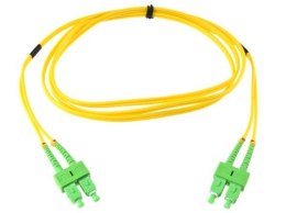 OPTIX PATCHCORD ŚWIATŁOWODOWY SM 1,5M DUPLEX 9/125, SC/APC-SC/APC